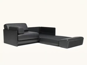 DS-76 - Convertible leather sofa by de Sede - view 3